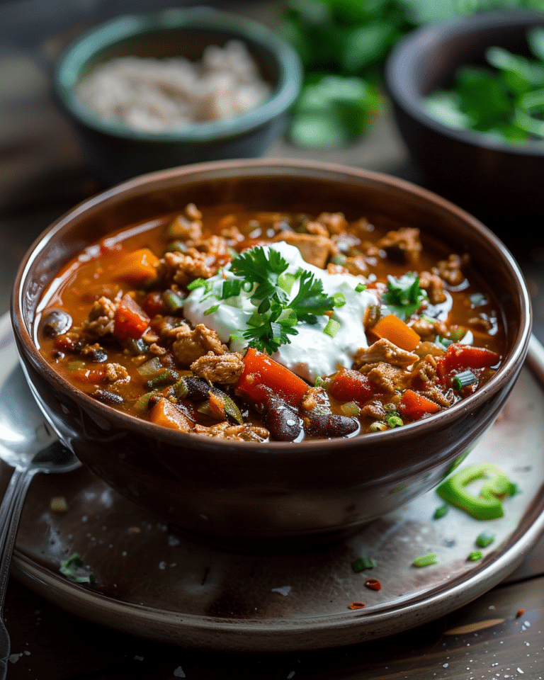 The Best Turkey Vegetable Chili
