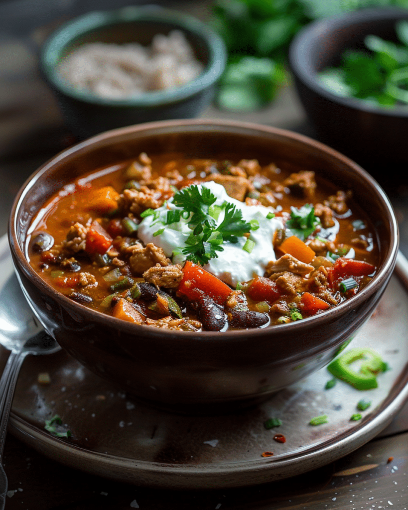 The Best Turkey Vegetable Chili