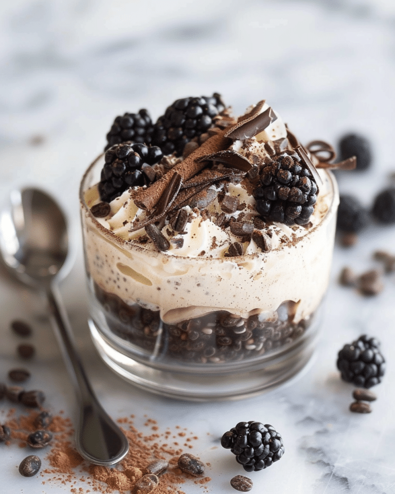 Tiramisu Chia Seed Pudding