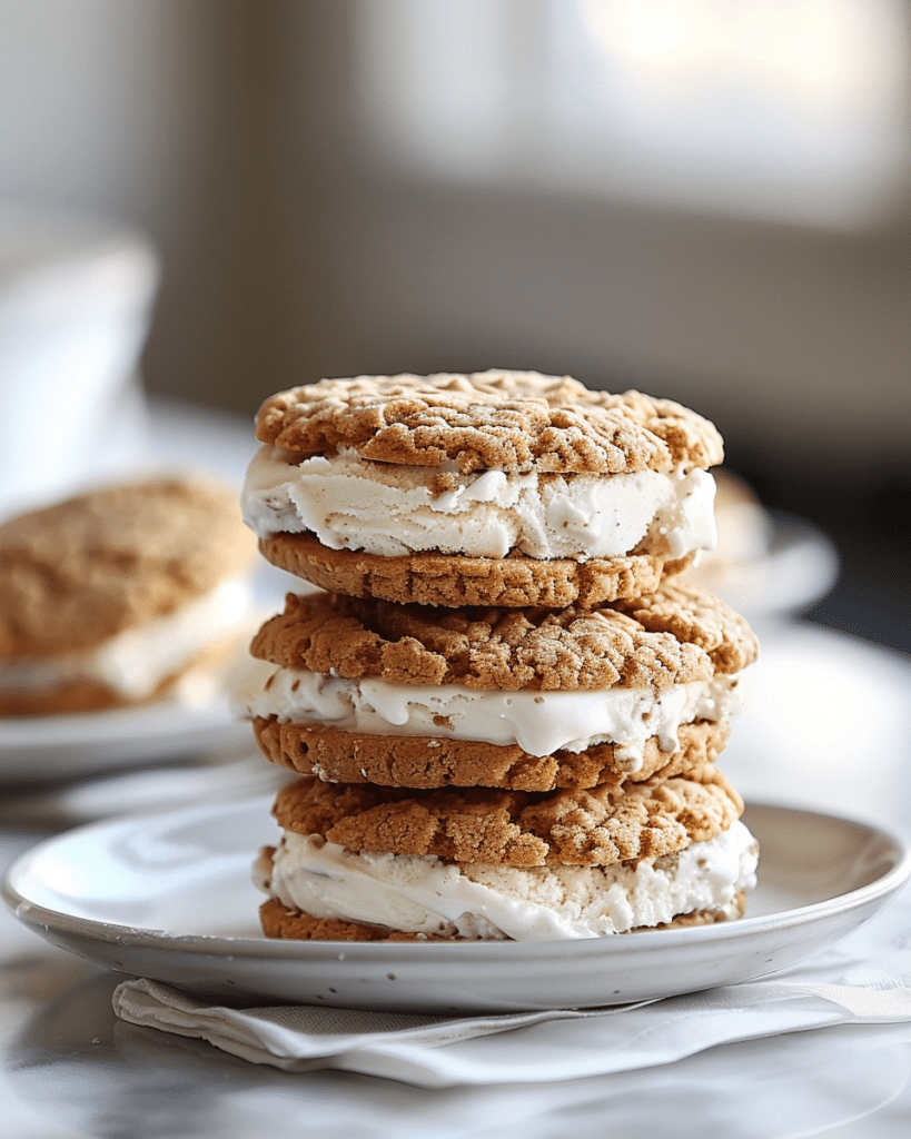 Cookie Ice Cream Sandwiches
