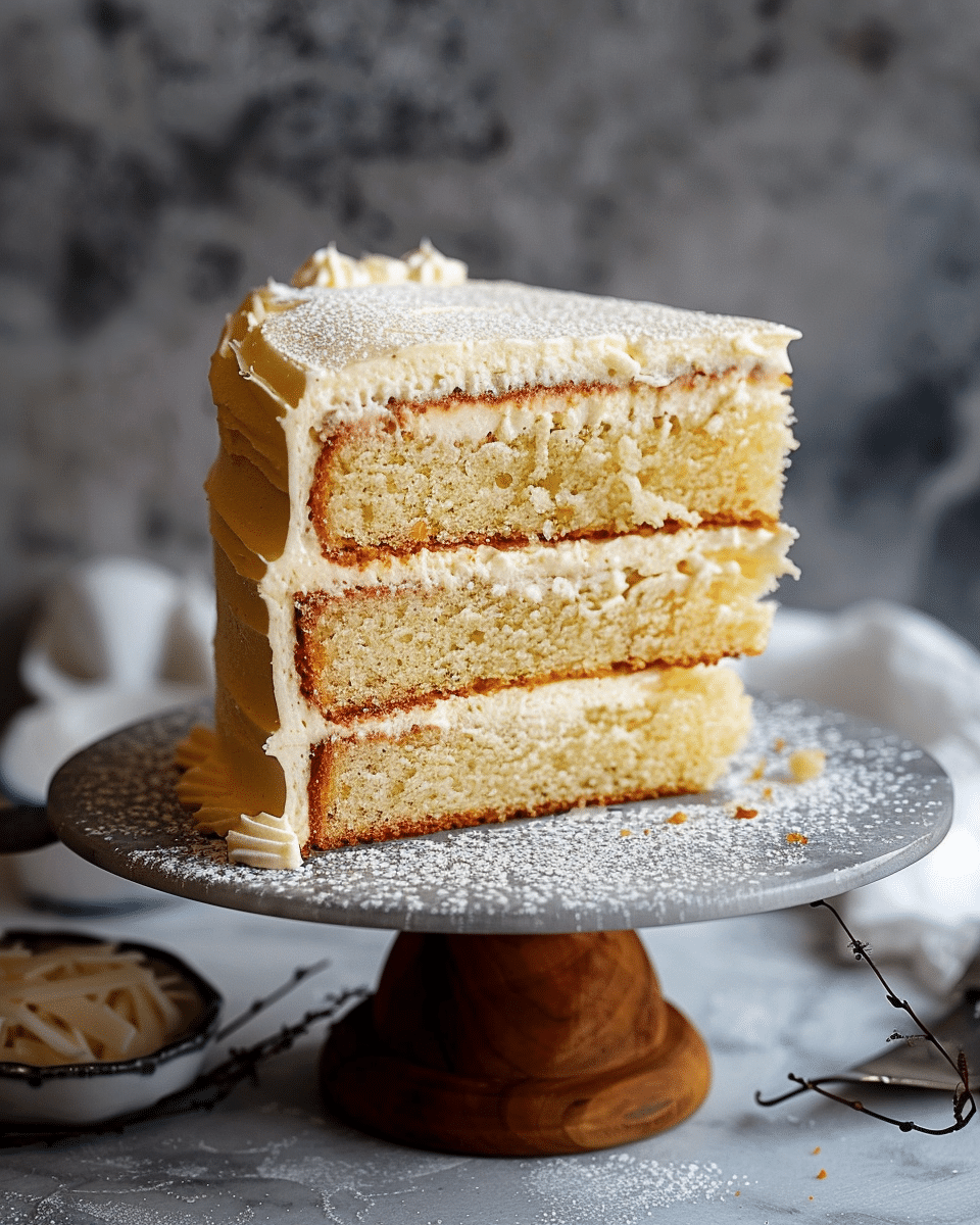 Fluffy Vanilla Sponge Cake