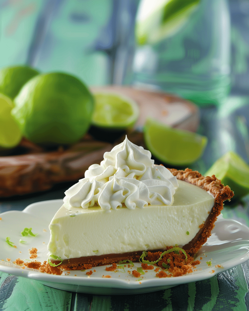Frozen Key Lime Cream Pie