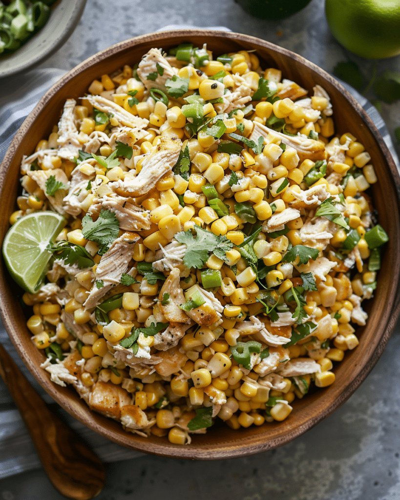 High Protein Chicken Street Corn Salad