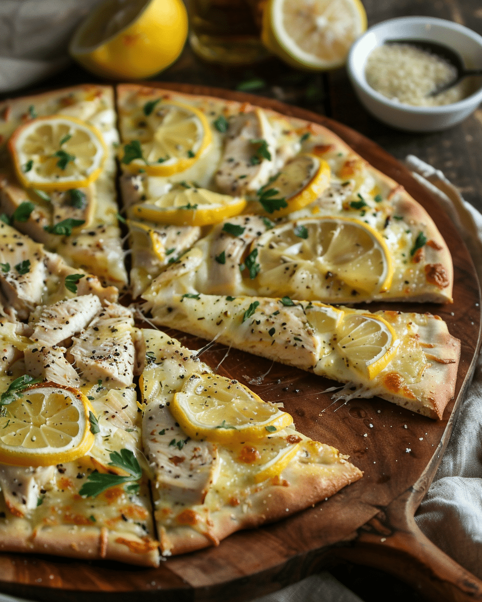 Lemon Chicken Pizza