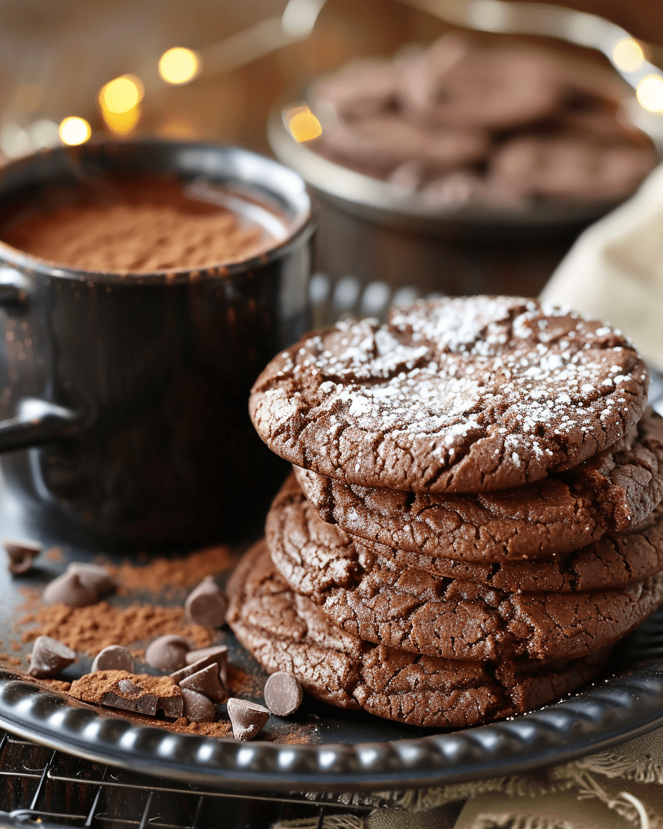 Mexican Hot Chocolate Cookies