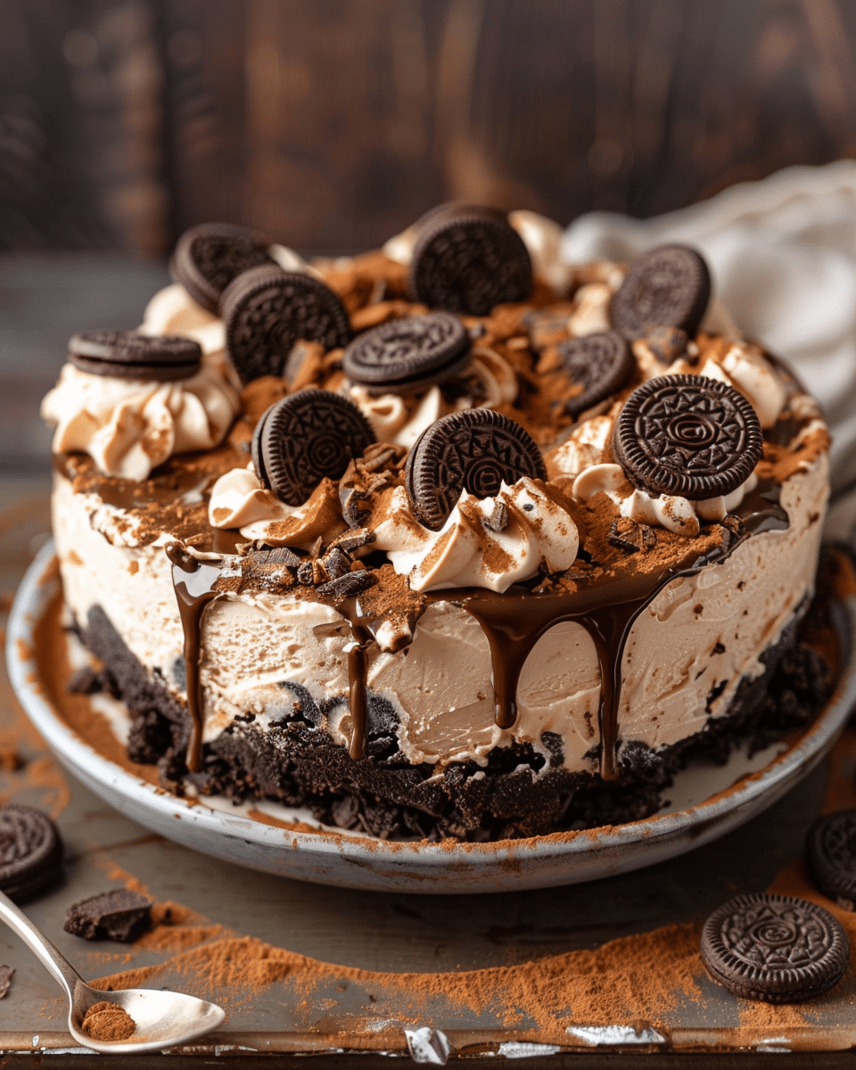 No-Bake Chocolate Peanut Butter Oreo Dessert