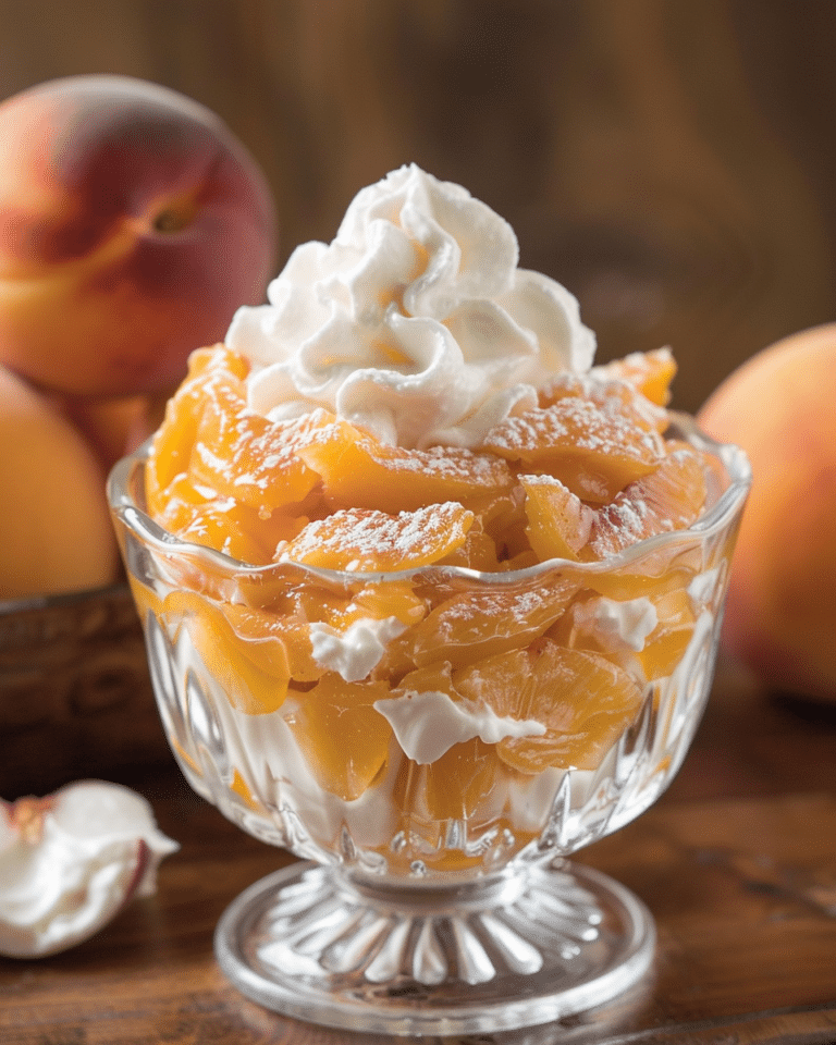 Old-Fashioned Peaches and Cream
