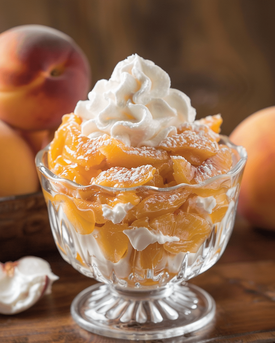 Old-Fashioned Peaches and Cream