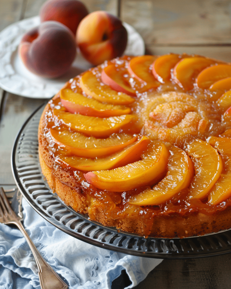 Peach Upside Down Cake