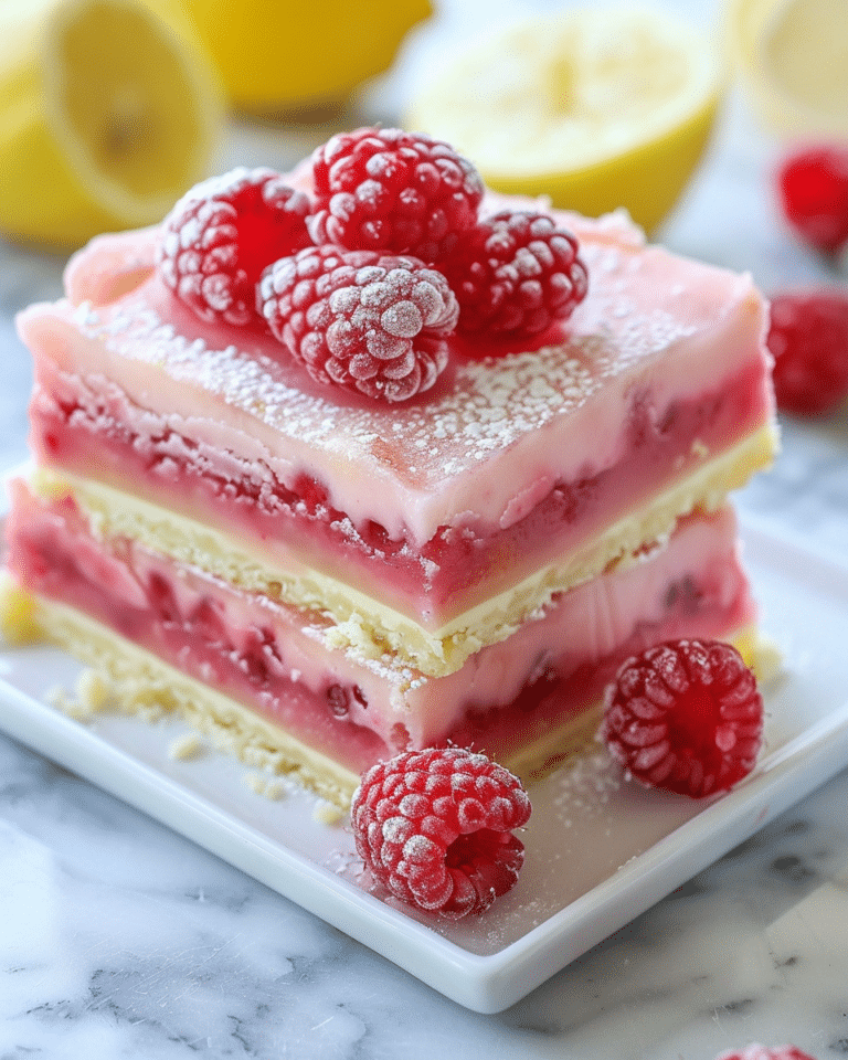 Raspberry Lemonade Bars