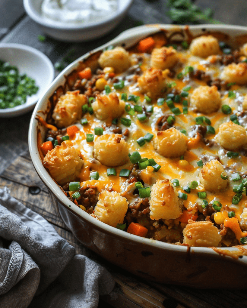 Shepherd’s Pie Tater Tot Casserole