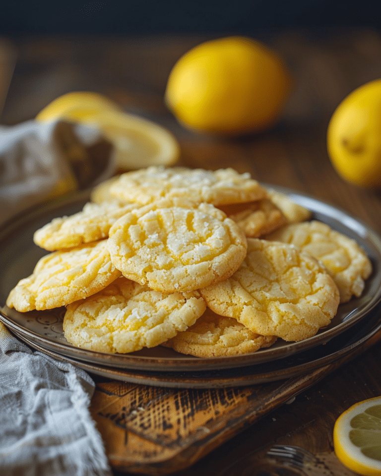 Soft & Chewy Lemon Cookies
