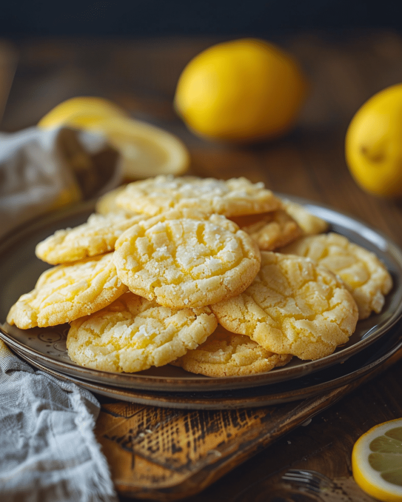 Soft & Chewy Lemon Cookies