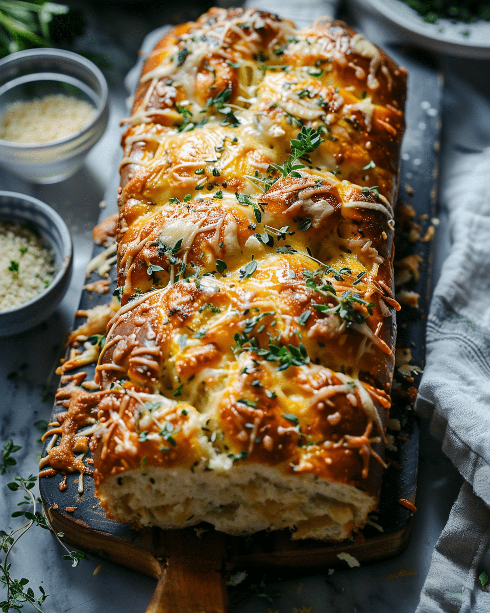 Cheesy Garlic Pull-Apart Loaf