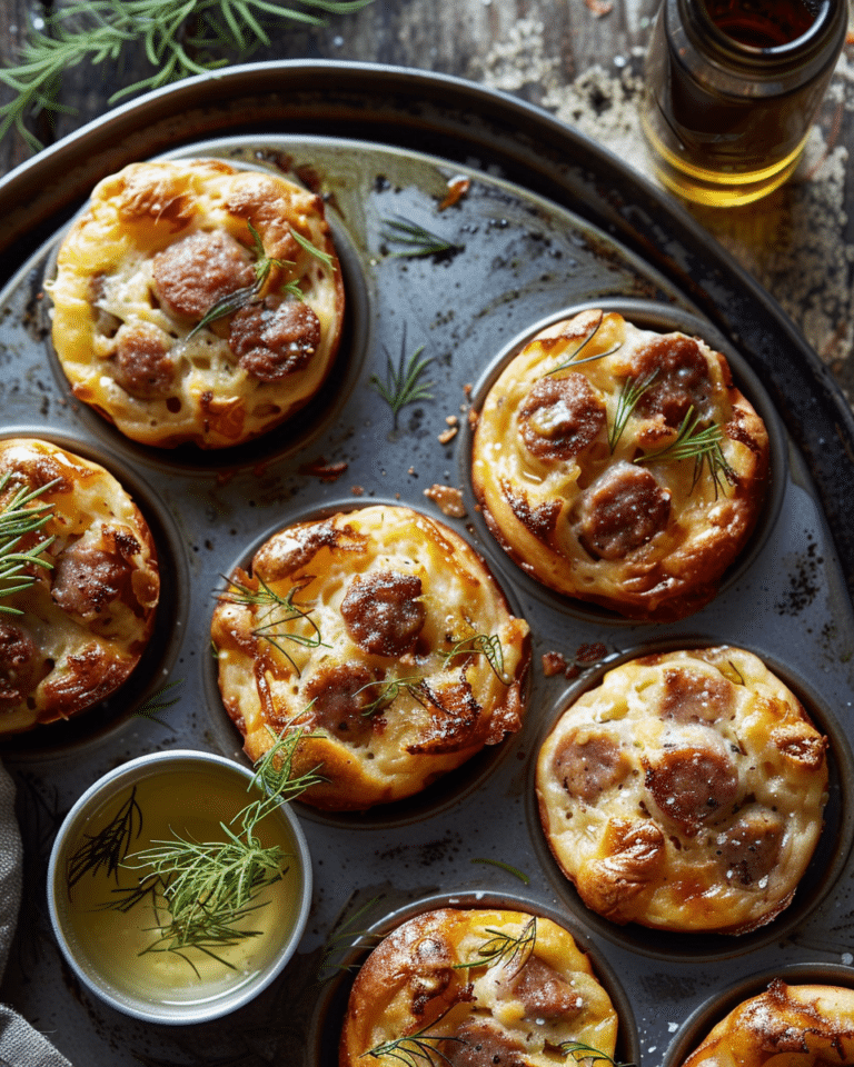 Maple and Fennel Sausage Breakfast Muffins