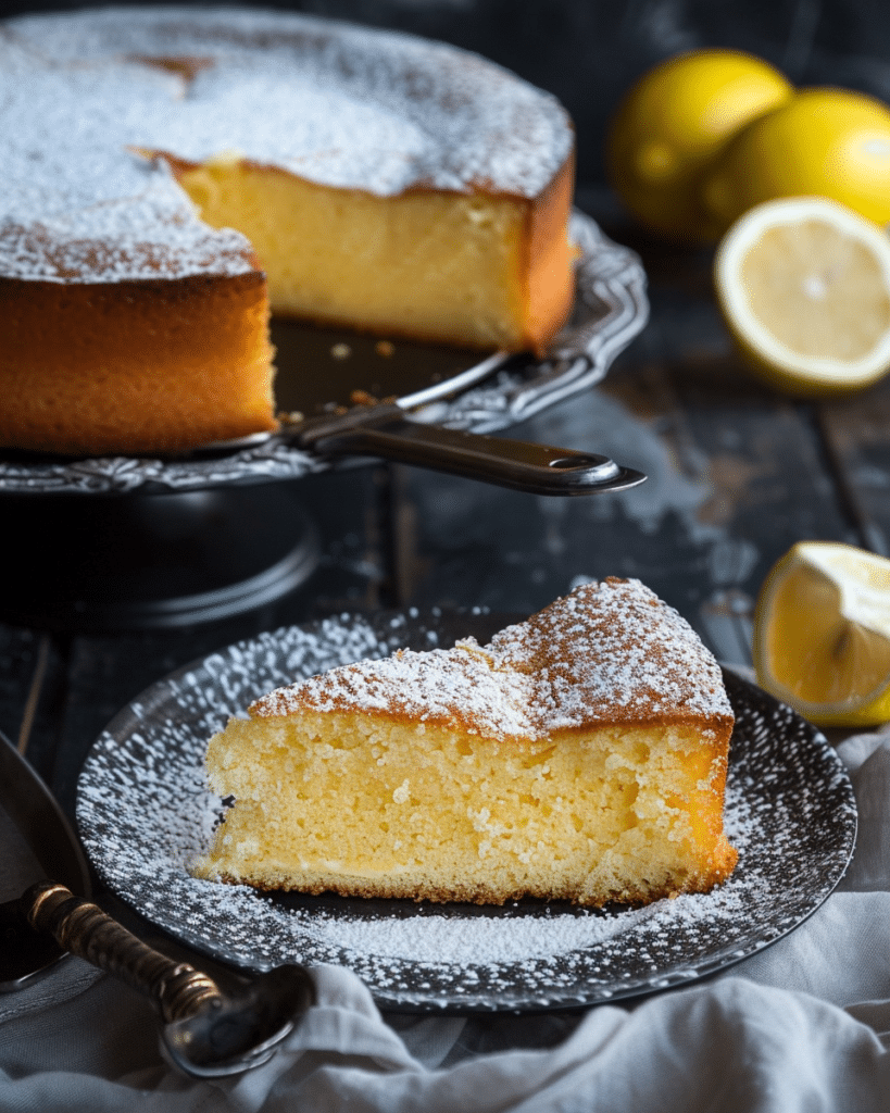 Sardinian-Style Ricotta and Lemon Cake