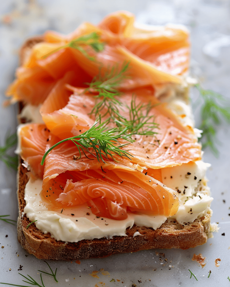 Smoked Salmon Smørrebrød