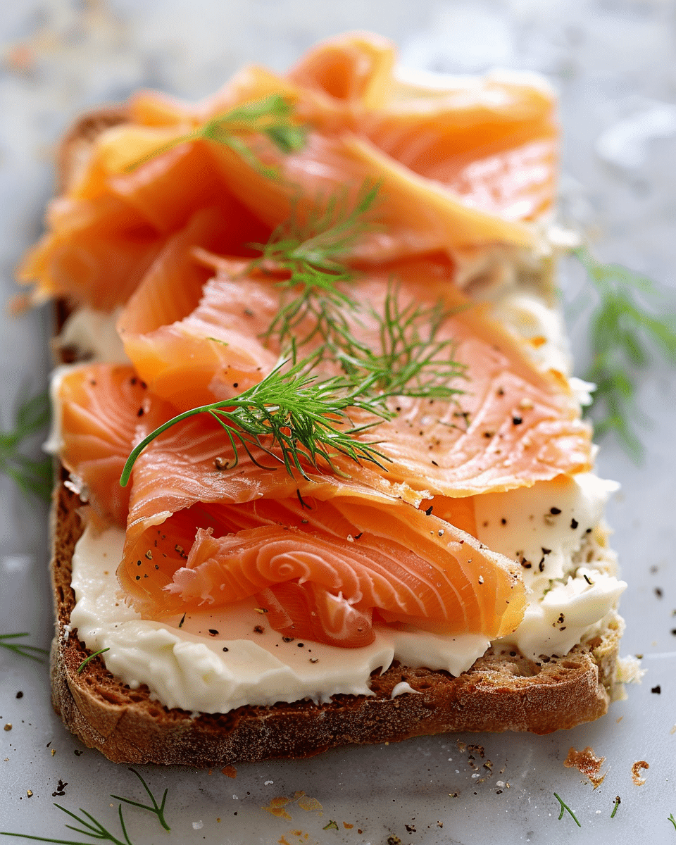Smoked Salmon Smørrebrød