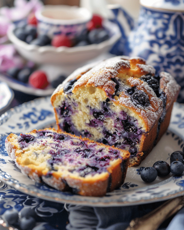 Blueberry Cream Cheese Bread