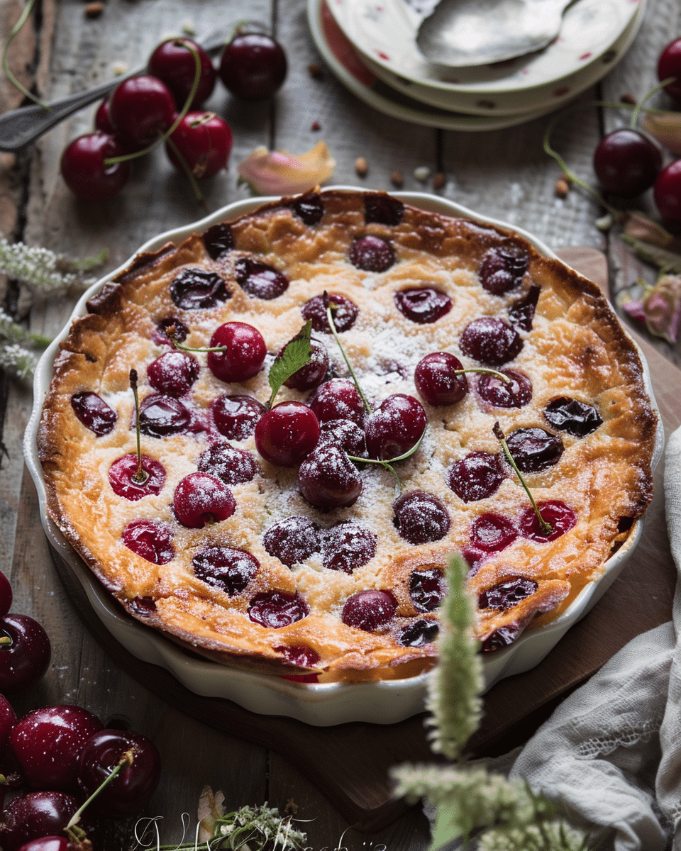 Classic Cherry Clafoutis