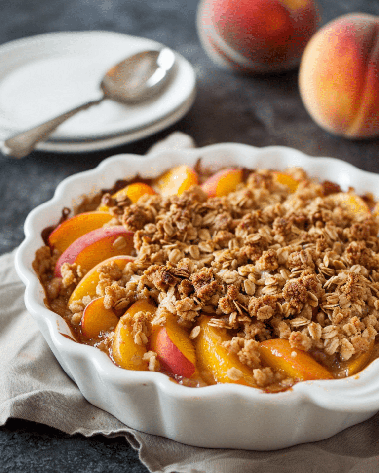 Classic Peach Crisp