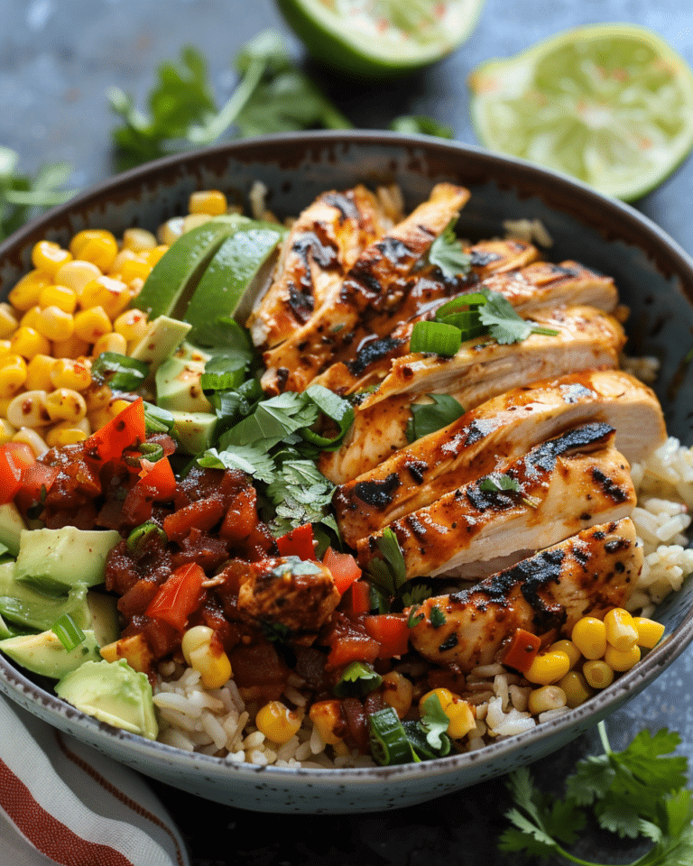 Street Corn Chicken Bowls